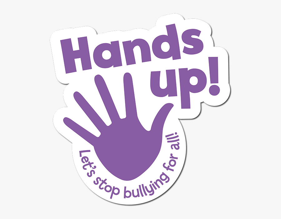 Transparent Hands Up Png - Logo Stop Bullying Png, Transparent Clipart