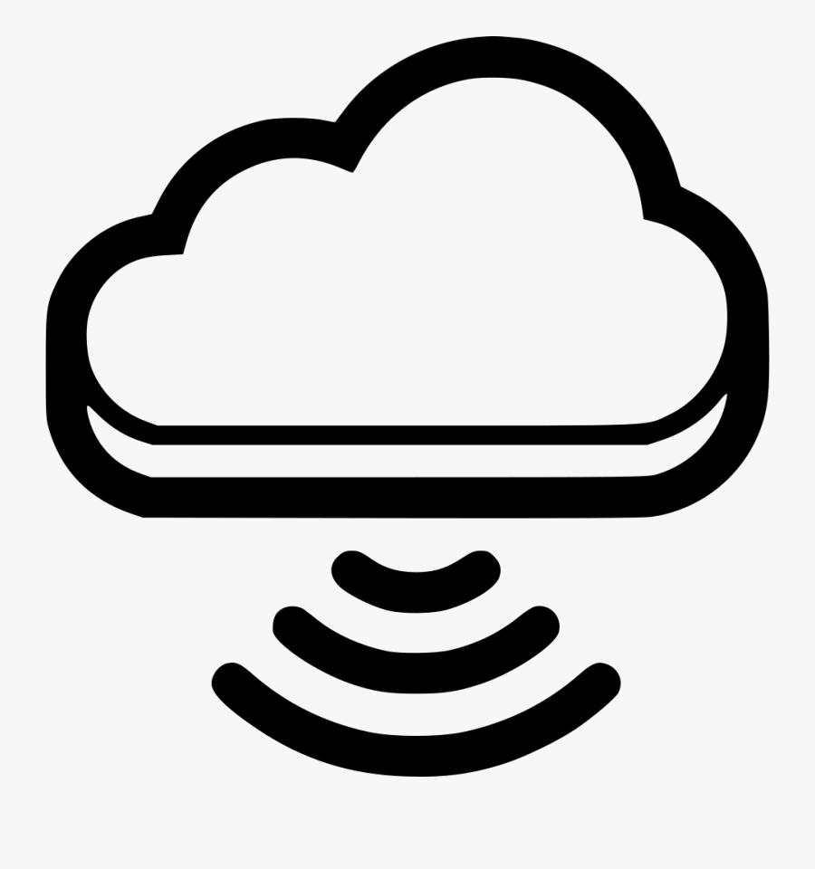 Cloud Service Signal Broadcast Storage Network - Firewall Icon White Png, Transparent Clipart