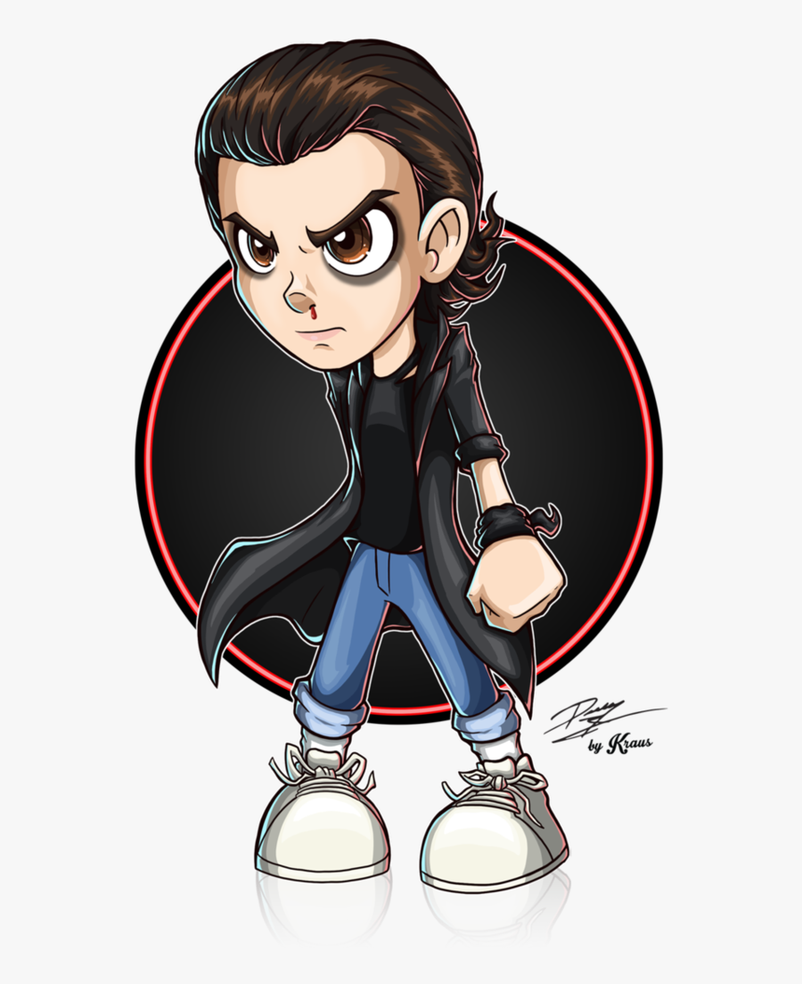 Clip Art - Stranger Things Eleven Cartoon, Transparent Clipart