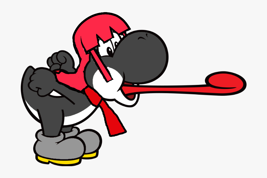 Shuritana Yoshi Tounge - Yoshi Sticking Tongue Out, Transparent Clipart