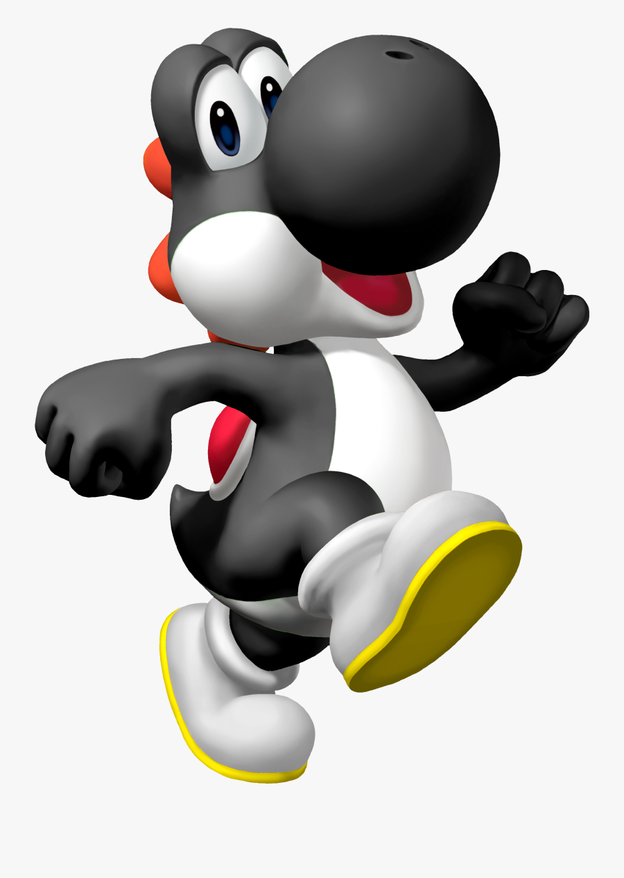Black Yoshi Png - Super Mario Black Yoshi, Transparent Clipart