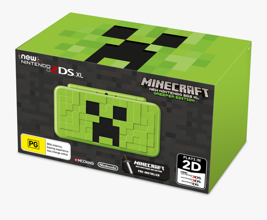 Transparent Minecraft Clipart Maker - Nintendo 2ds Xl Minecraft, Transparent Clipart