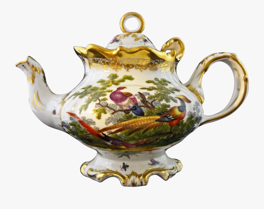 Transparent Teapot Png - Rococo Style Teapot, Transparent Clipart
