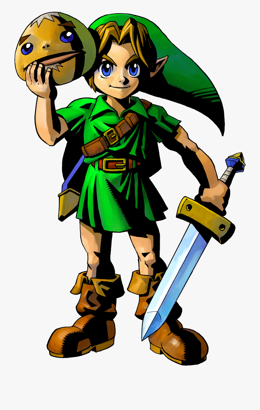 Pin By Vincent Joel On Nintendo - Legend Of Zelda Majora's Mask Link, Transparent Clipart