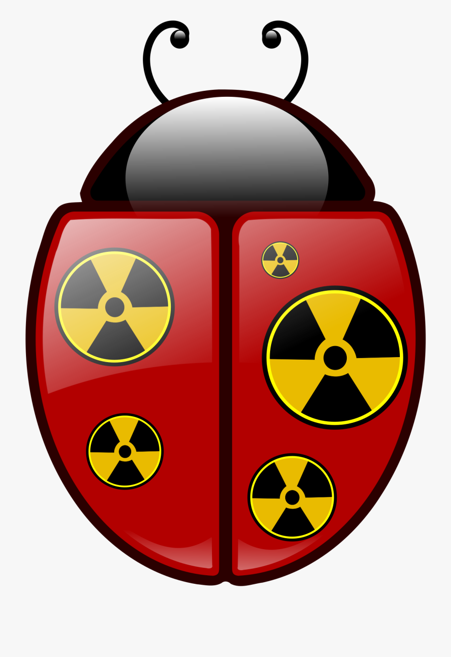 Radioactive Ladybug Clip Arts - Radioactive Decay, Transparent Clipart
