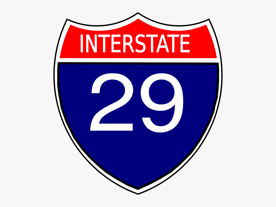 I-29 Sign Svg Clip Arts - Interstate 75 Sign, Transparent Clipart