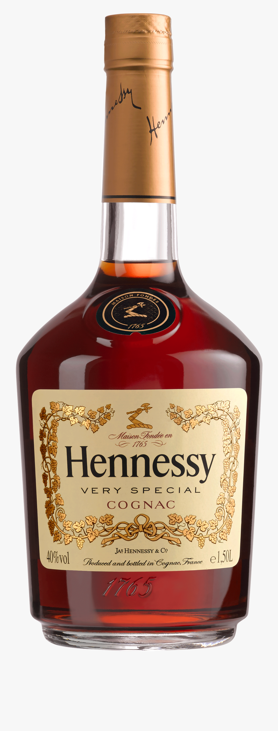 Henny Bottle Png - Hennessy Bottle Png, Transparent Clipart