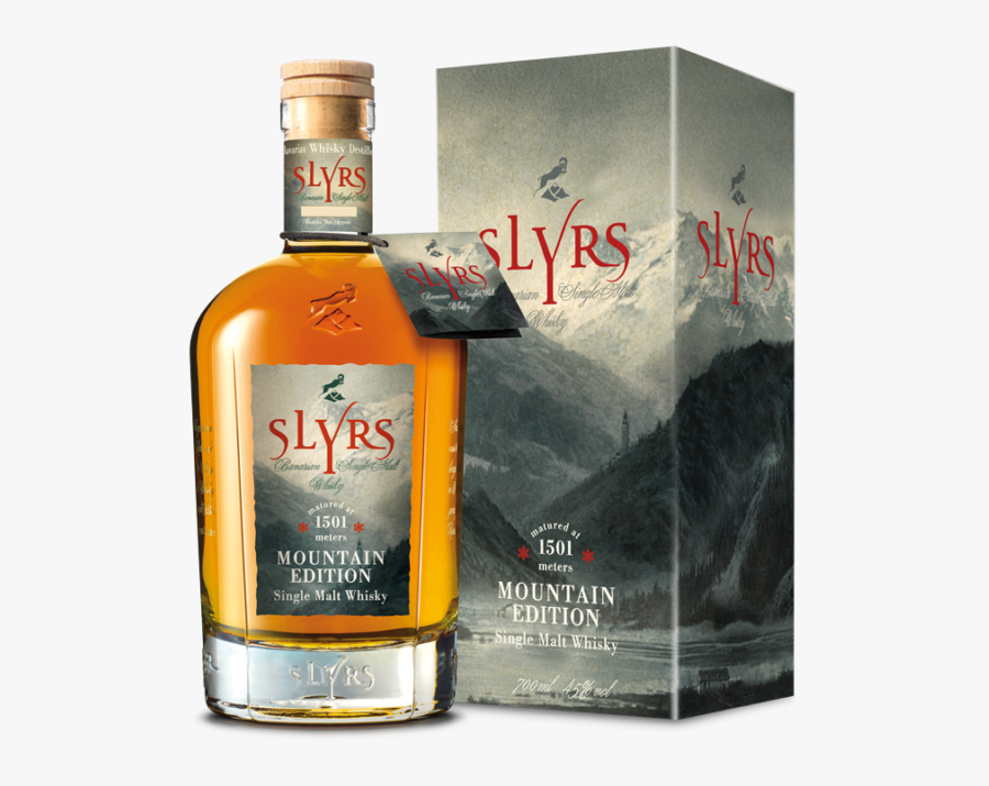 Slyrs Mountain Edition 700ml Package - Slyrs Single Malt Whisky, Transparent Clipart