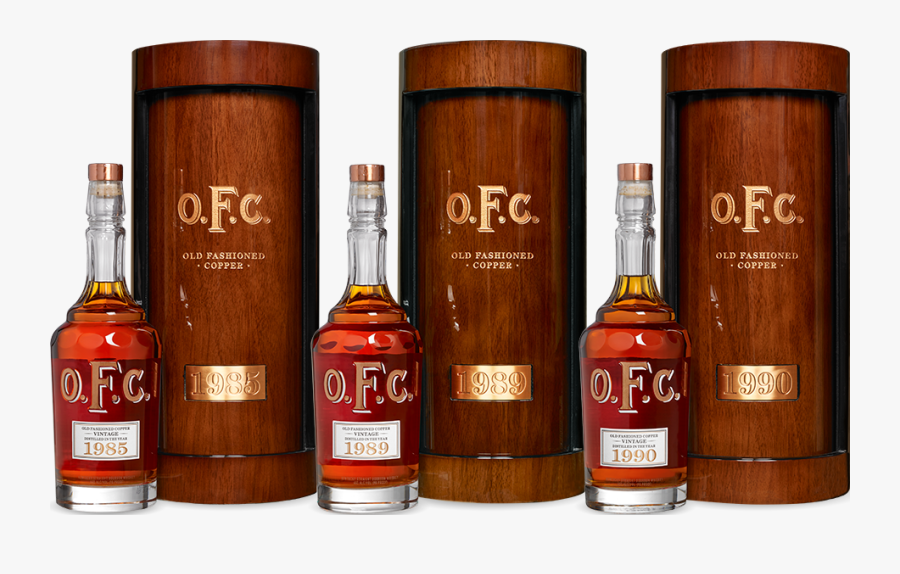 Three O - F - C - Vintages Canisters And Bottles - Buffalo Trace Ofc 1993, Transparent Clipart