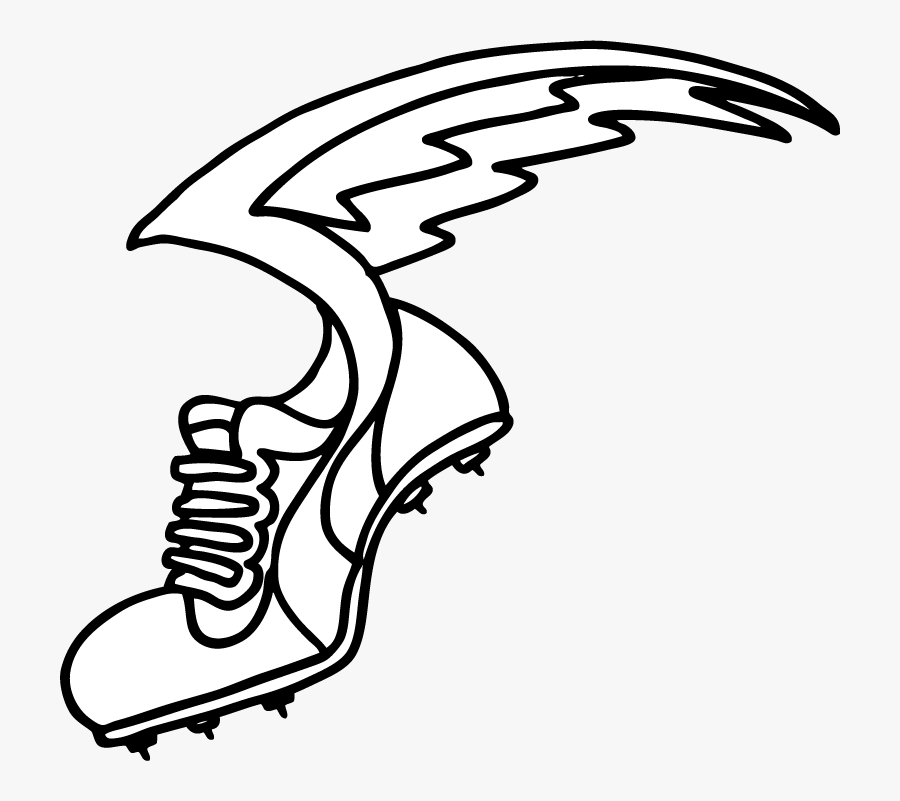 Field Shoe With Wings, Transparent Clipart