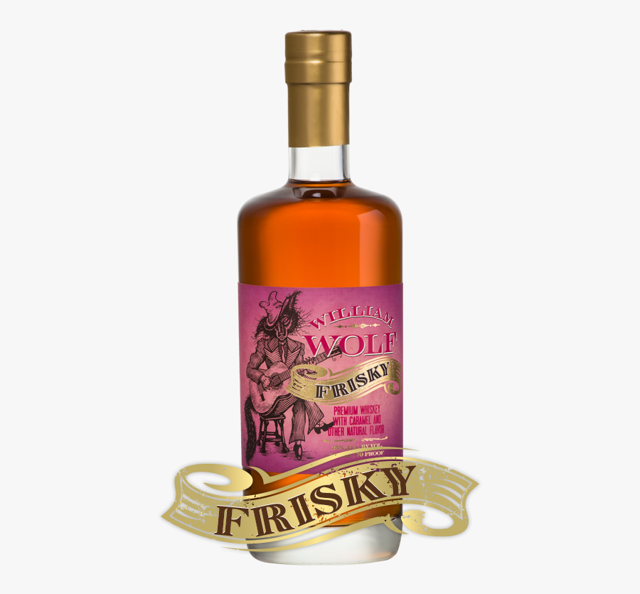 William Wolf Frisky Whiskey, Transparent Clipart