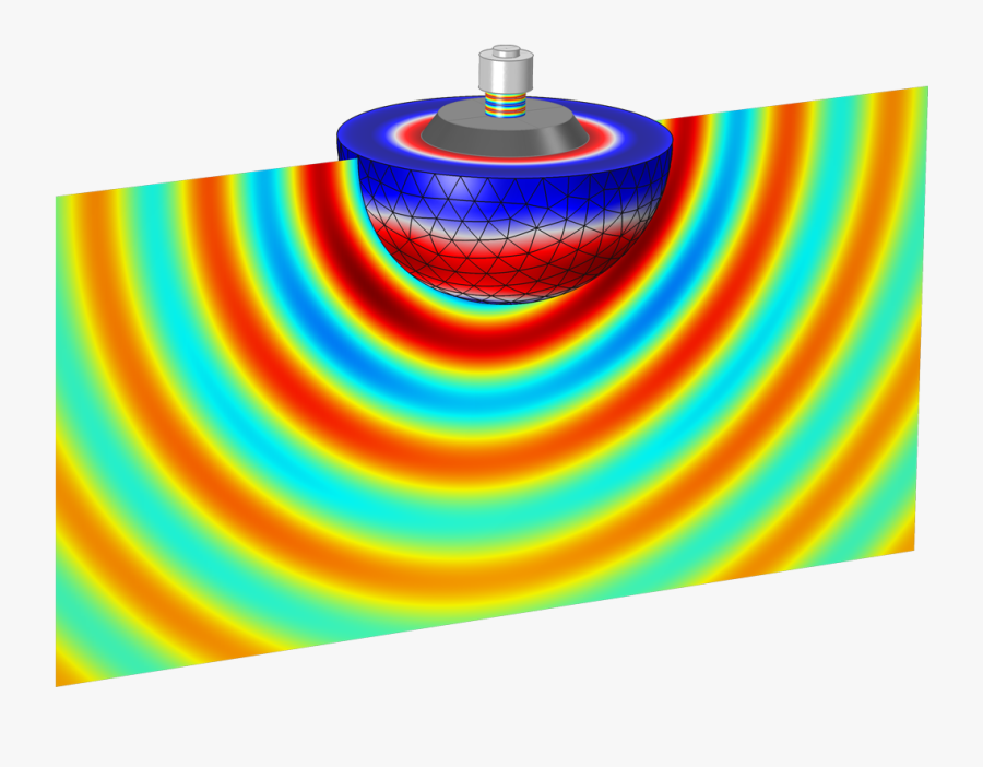 A Comsol Model For Analyzing The Frequency Response - Comsol Acoustics, Transparent Clipart