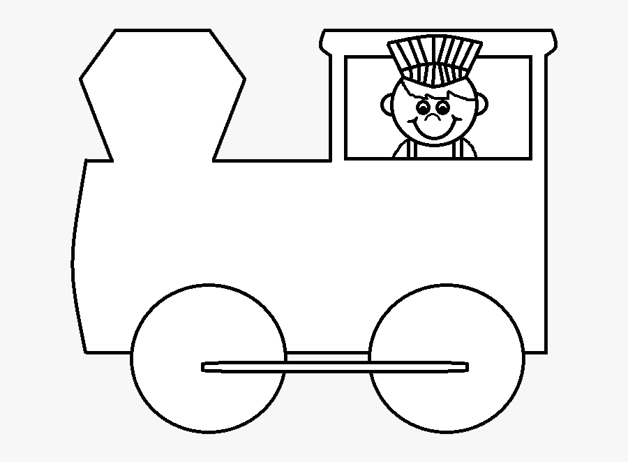 Train Cars Clipart Black And White, Transparent Clipart