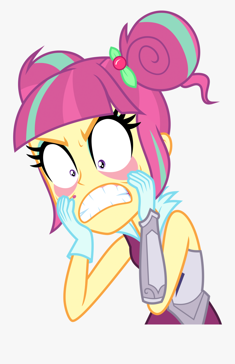 Omg Twilight Y U So Stupid By Xebck - Mlp Sour Sweet Vector, Transparent Clipart
