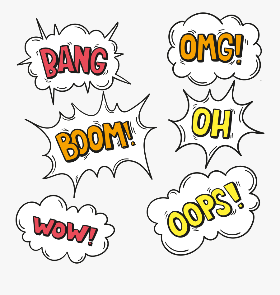 Comics Dialog Explosion Cartoon Cloud Free Frame Clipart - Oh Cartoon Text, Transparent Clipart