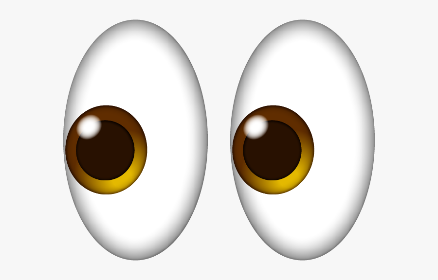Iphone Eyes Emoji, Transparent Clipart