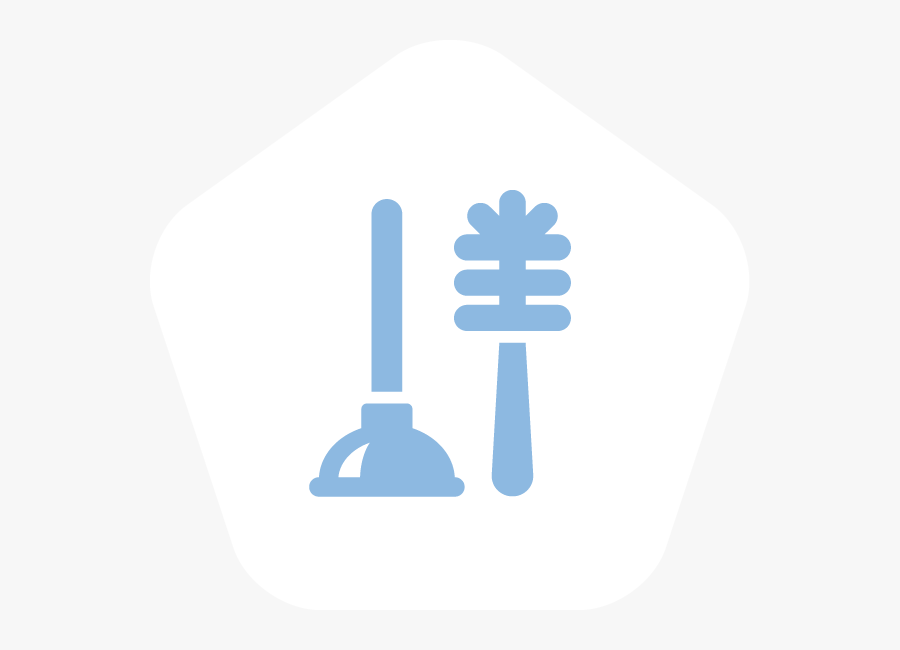Toilet Cleaning Icon Clipart , Png Download - Toilet Brush Icon Png, Transparent Clipart