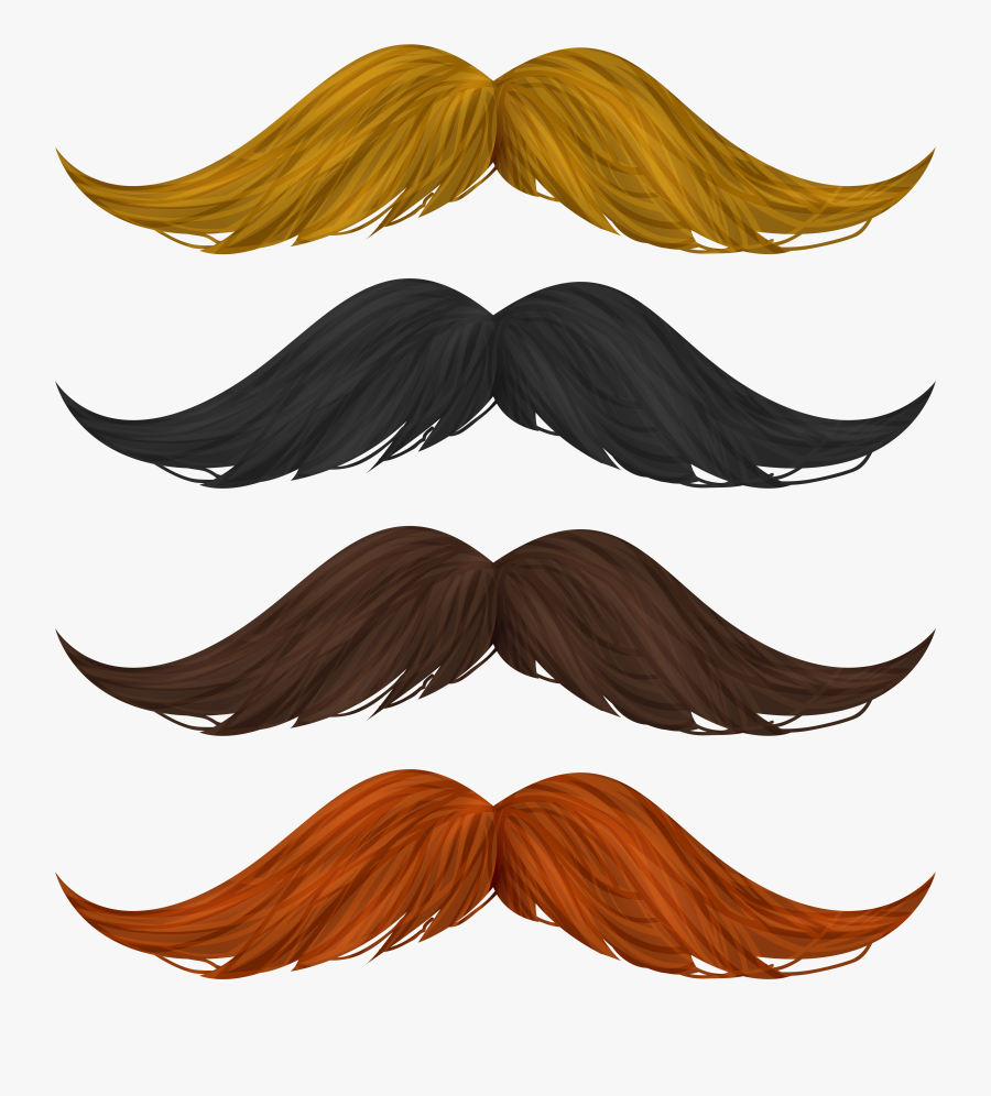 Mustache Clipart Yellow - Picsart Png Of French Beard Download, Transparent Clipart