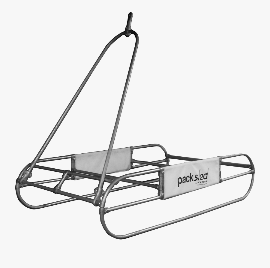 Sledding Drawing Luge - Pipe Ice Fishing Sled, Transparent Clipart
