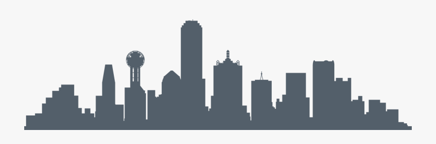 Clip Art Png For Free - Dallas Skyline Silhouette, Transparent Clipart