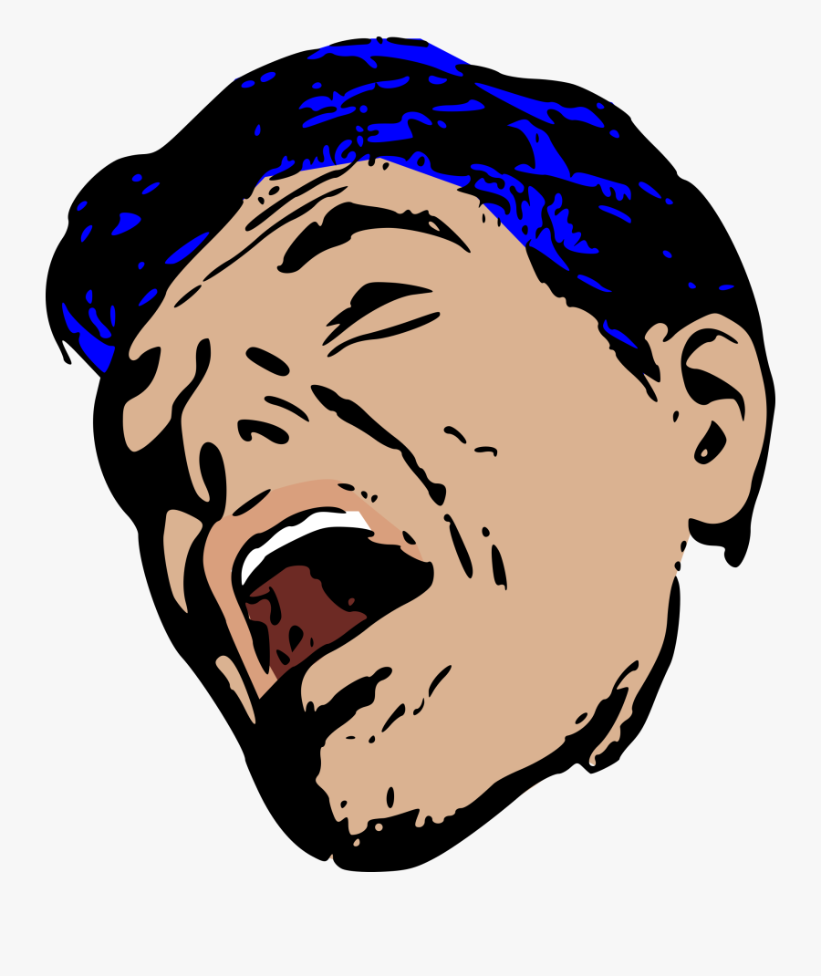 Main In Pain Clip Arts - Human Pain Face Illustration, Transparent Clipart