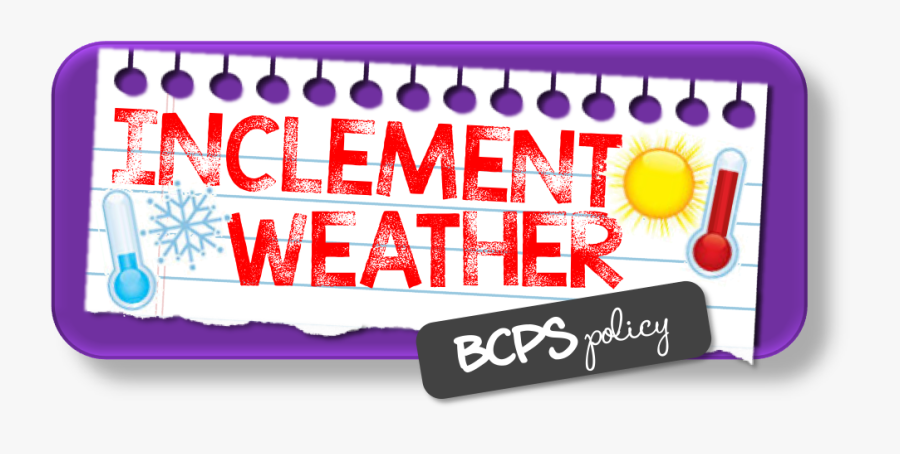Inclement Weather Policy, Transparent Clipart