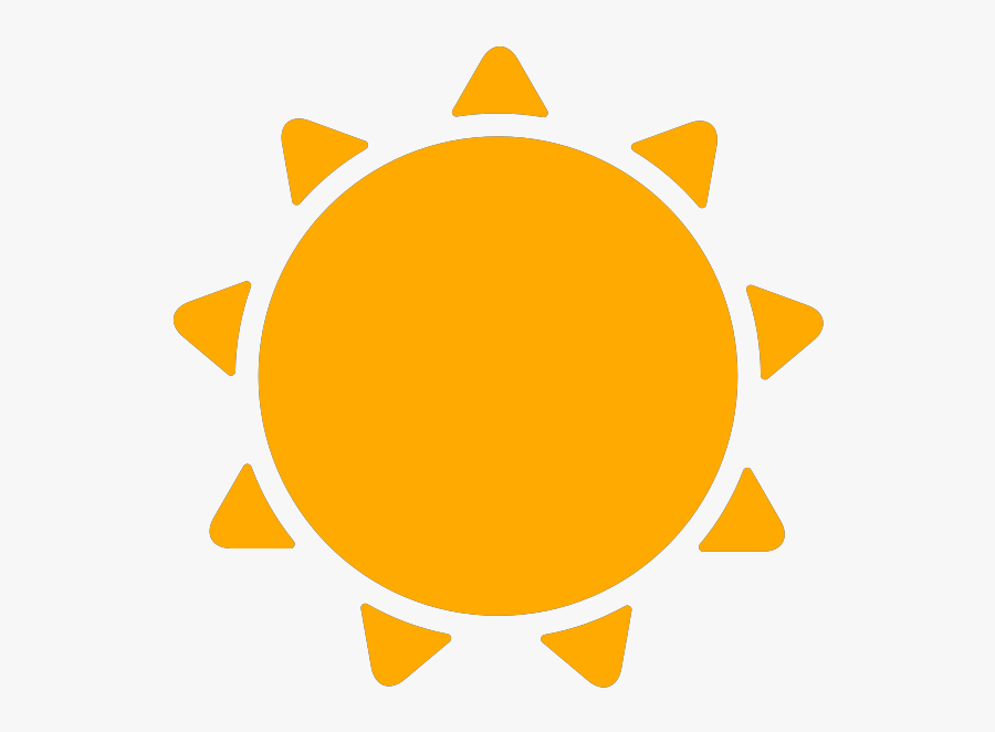 Transparent Wetter Clipart - Sunny Weather Icon Png, Transparent Clipart