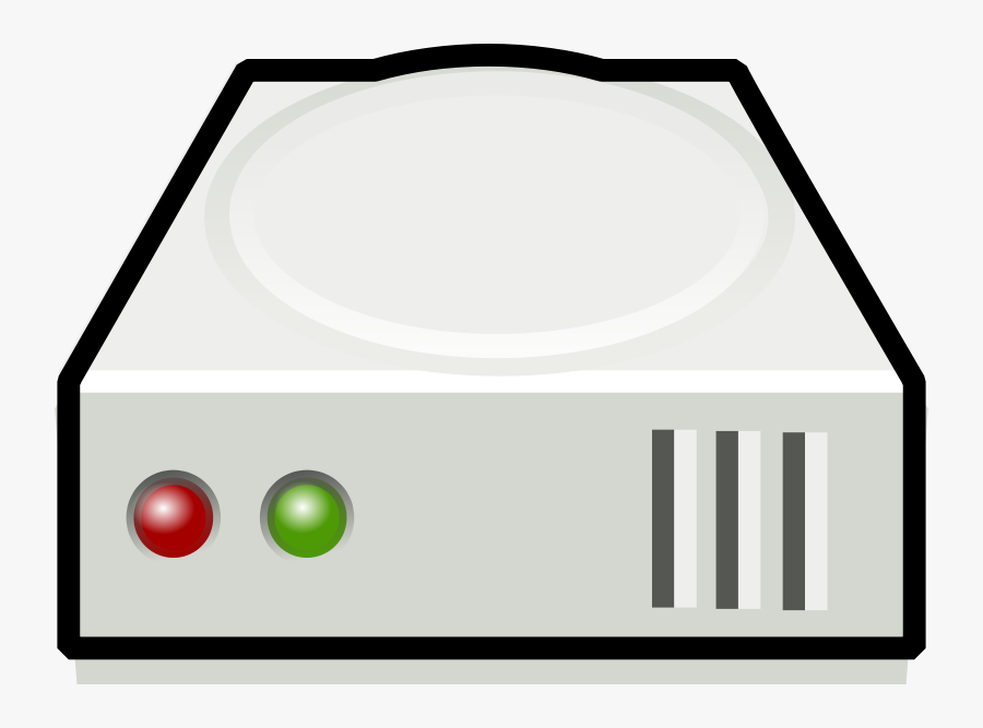 Icon Hard Disk - Computer Disk Drive Clipart, Transparent Clipart