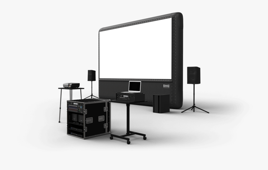 Screen Packages Outdoor Movies - Outdoor Projector Big Screen, Transparent Clipart