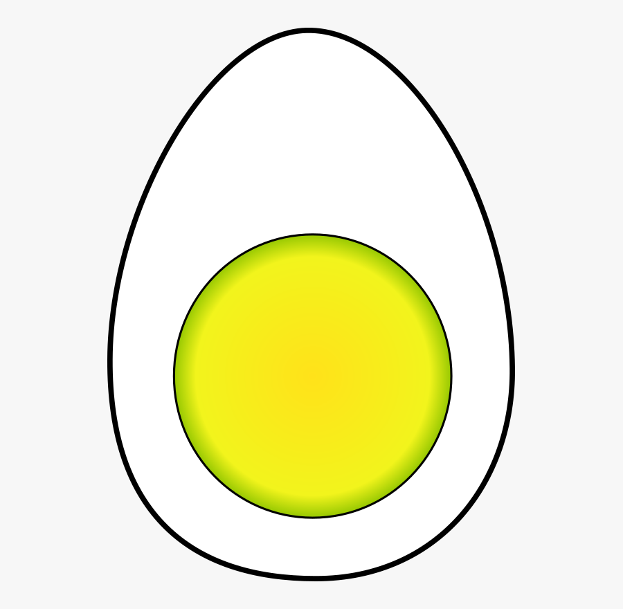 Yolk Outline, Transparent Clipart