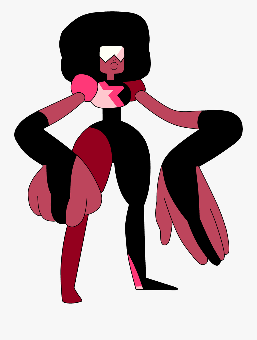 Transparent Hard Clipart - Garnet Steven Universe Character, Transparent Clipart