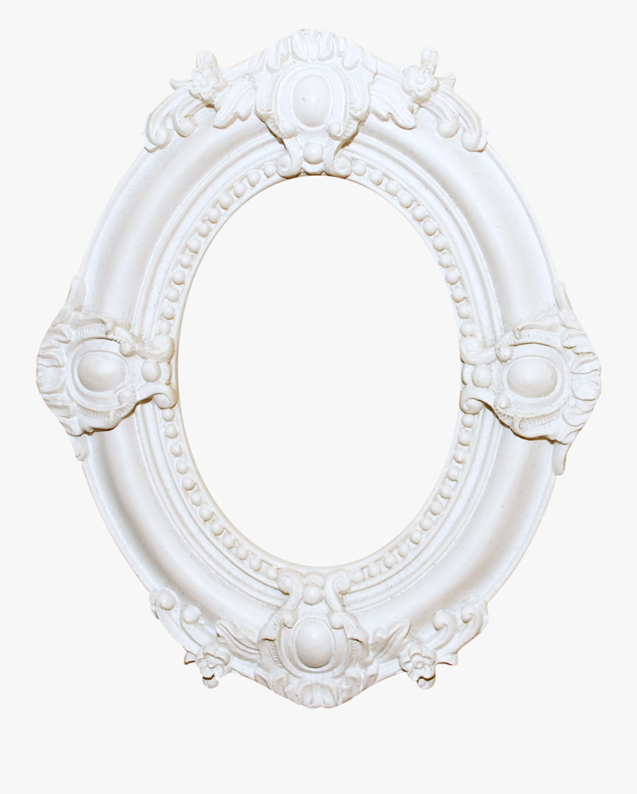 Oval Beautiful White Frame Free Download Png Hq Clipart - Circle, Transparent Clipart