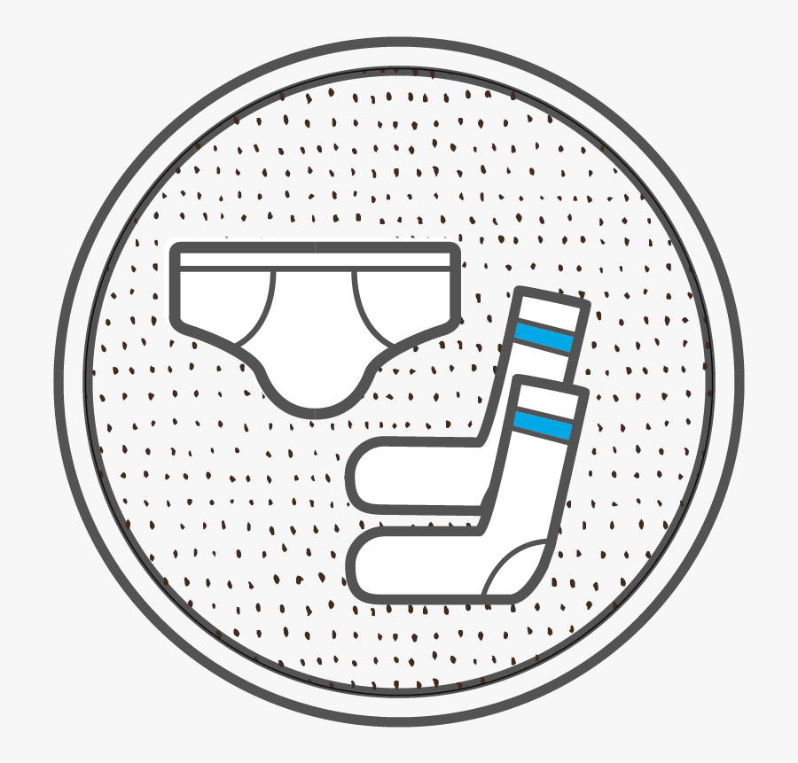 Children"s Underwear And Socks Clipart , Png Download - Circle, Transparent Clipart