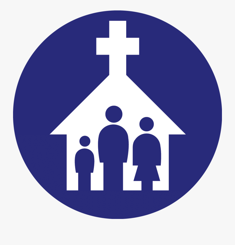Club And Sports Photo Day - Church Icon With People Png, Transparent Clipart
