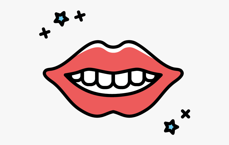 Teeth Smile Icon, Transparent Clipart