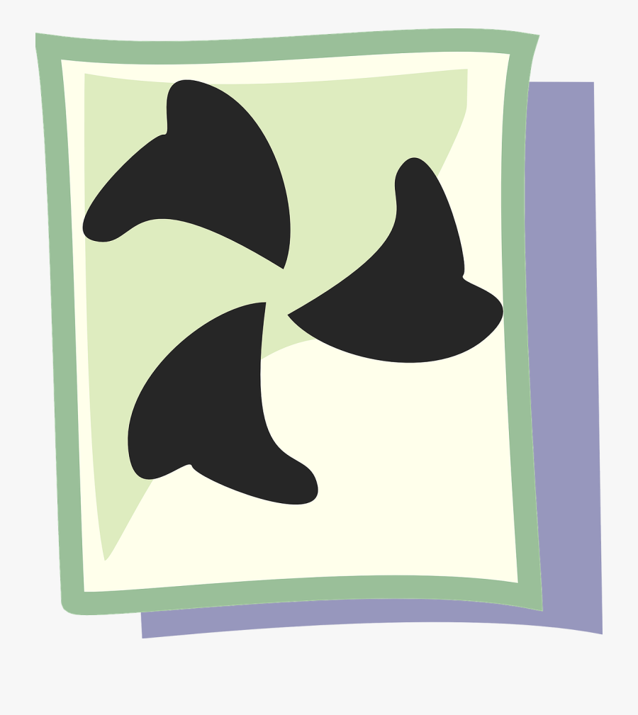 Shark Tooth Symbol, Transparent Clipart