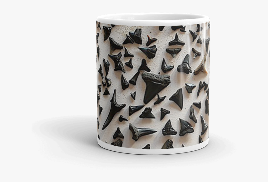Transparent Shark Teeth Clipart - Ceramic, Transparent Clipart