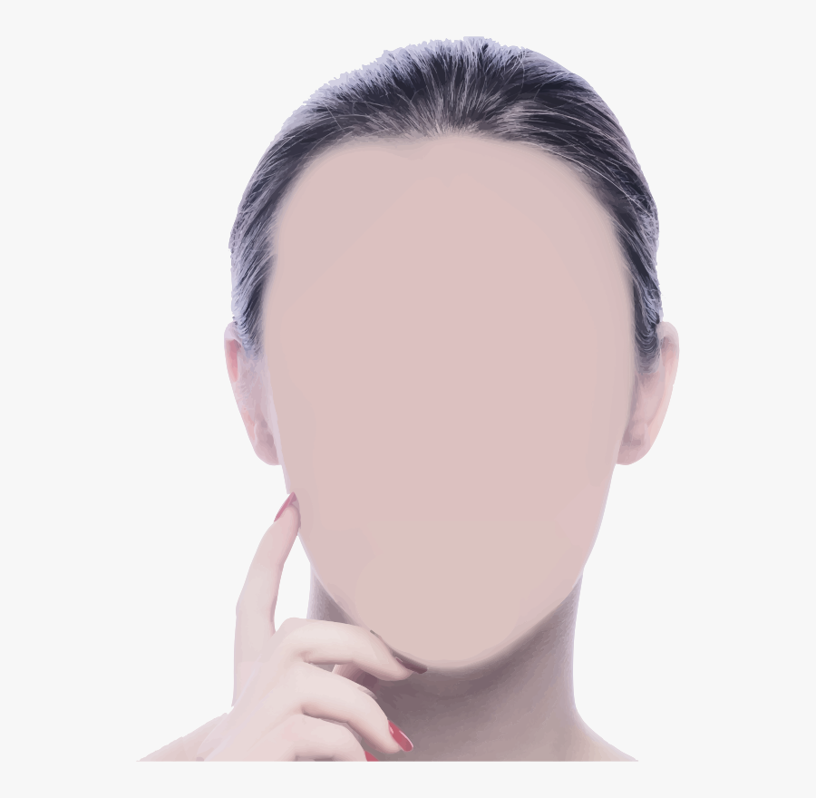 Blank Face With Nose, Transparent Clipart