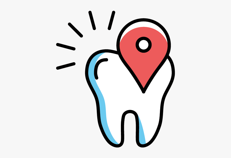 Location, Exeter, Ca - Dentist Flat Pin Maps, Transparent Clipart