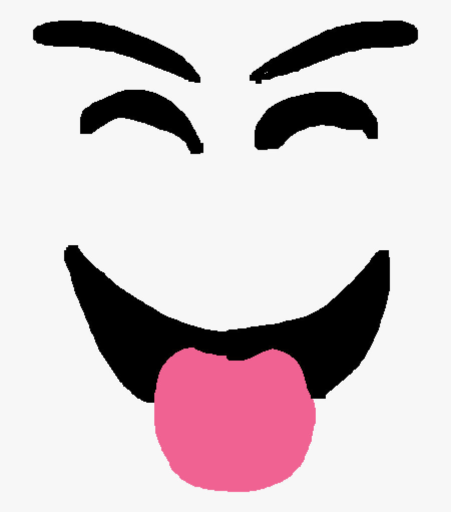 Transparent Roblox Smile Face