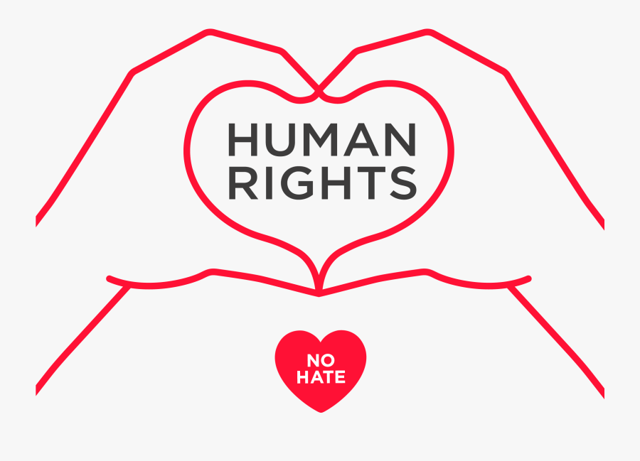 Logo Love Human Rights - No Hate, Transparent Clipart
