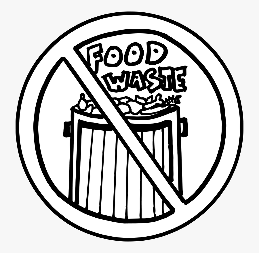 Garbage Drawing Sketch - Drawings On Wastage Of Food, Transparent Clipart