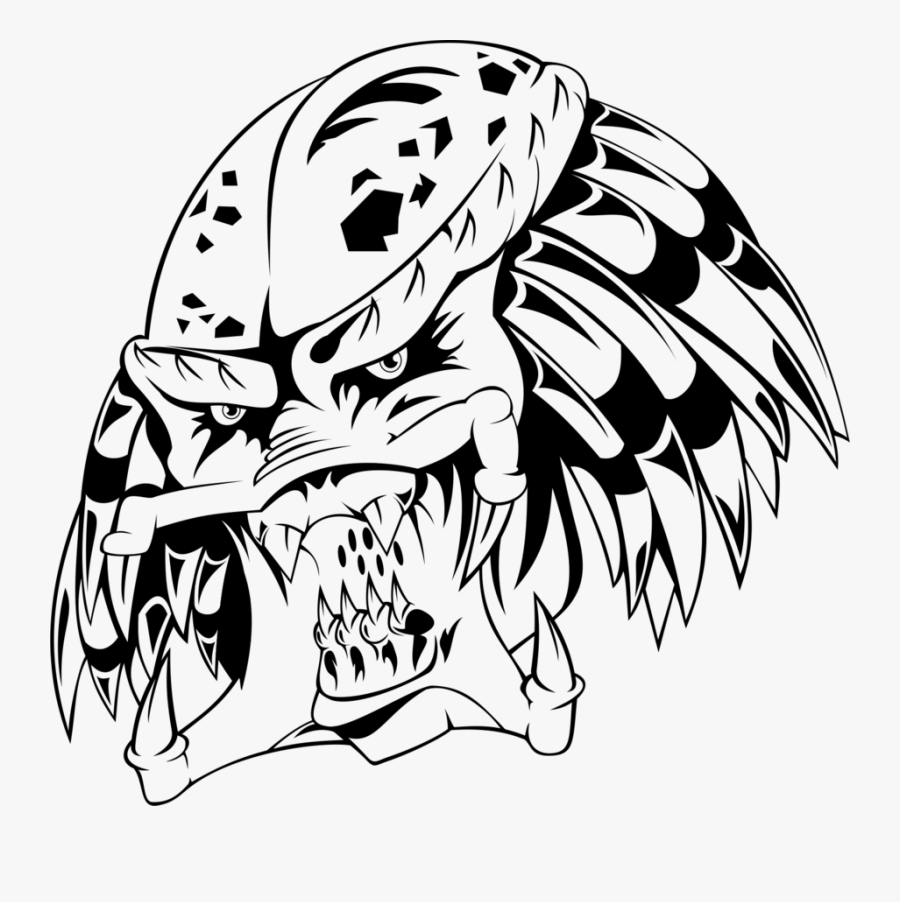 Collection Of Free Predator Drawing Download On Ui - Easy Drawings Of Predator, Transparent Clipart