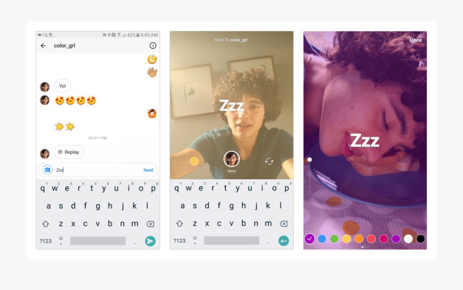 Clip Art More Ways To Reply - Color Are Instagram Messages, Transparent Clipart