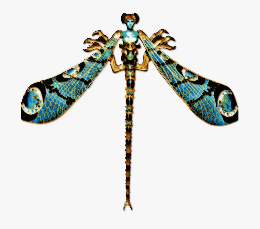 More Like Lalique Dragonfly For Print By Permutate - Mulher Libélula Rene Lalique, Transparent Clipart