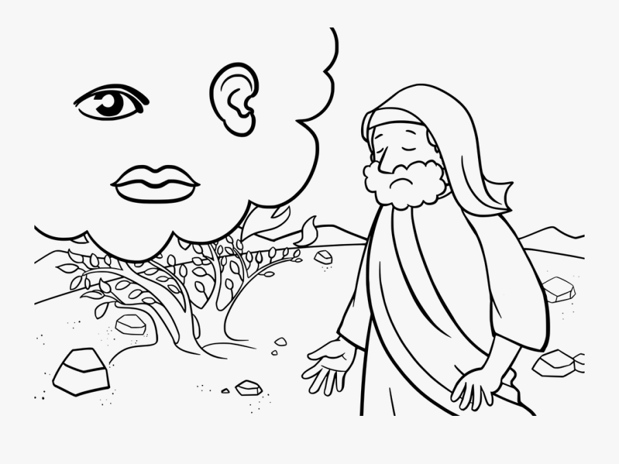 Burning Bush Clip Art, Transparent Clipart