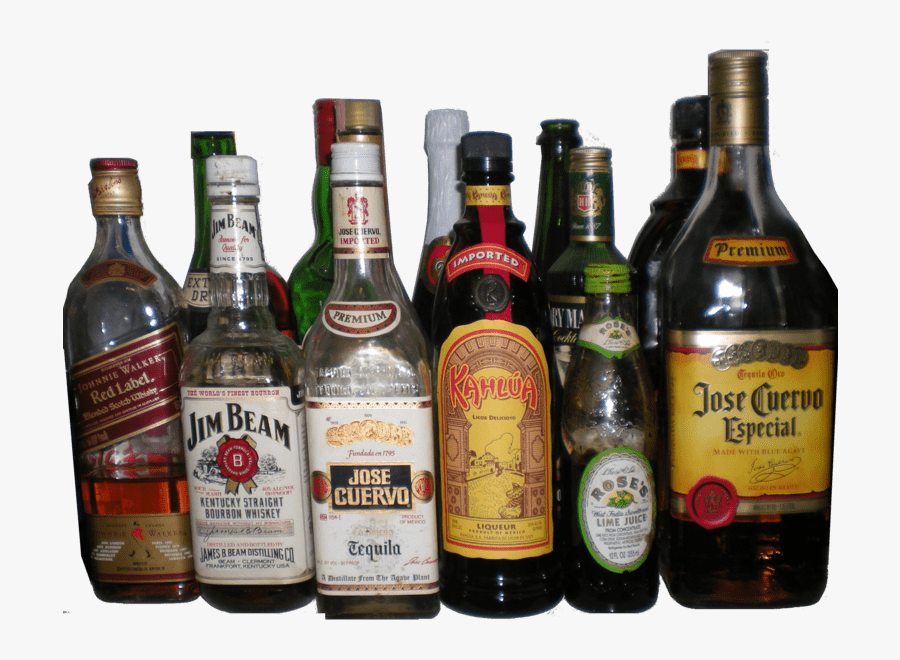 Collection Of Alcohol Bottles - Alcohol Bottles Png, Transparent Clipart