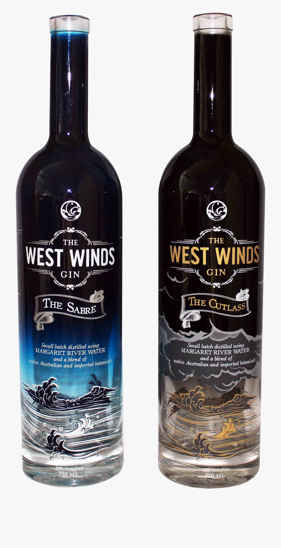 Liquor Bottle Png - Gin, Transparent Clipart