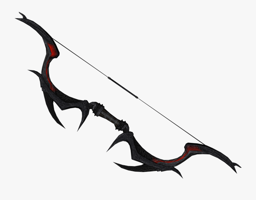 The Elder Scrolls Clipart Daedric - Daedric Bow Skyrim, Transparent Clipart