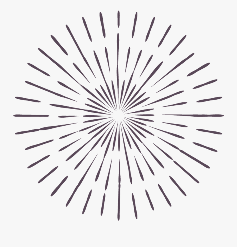 Stripes Transparent Sun - Circle, Transparent Clipart